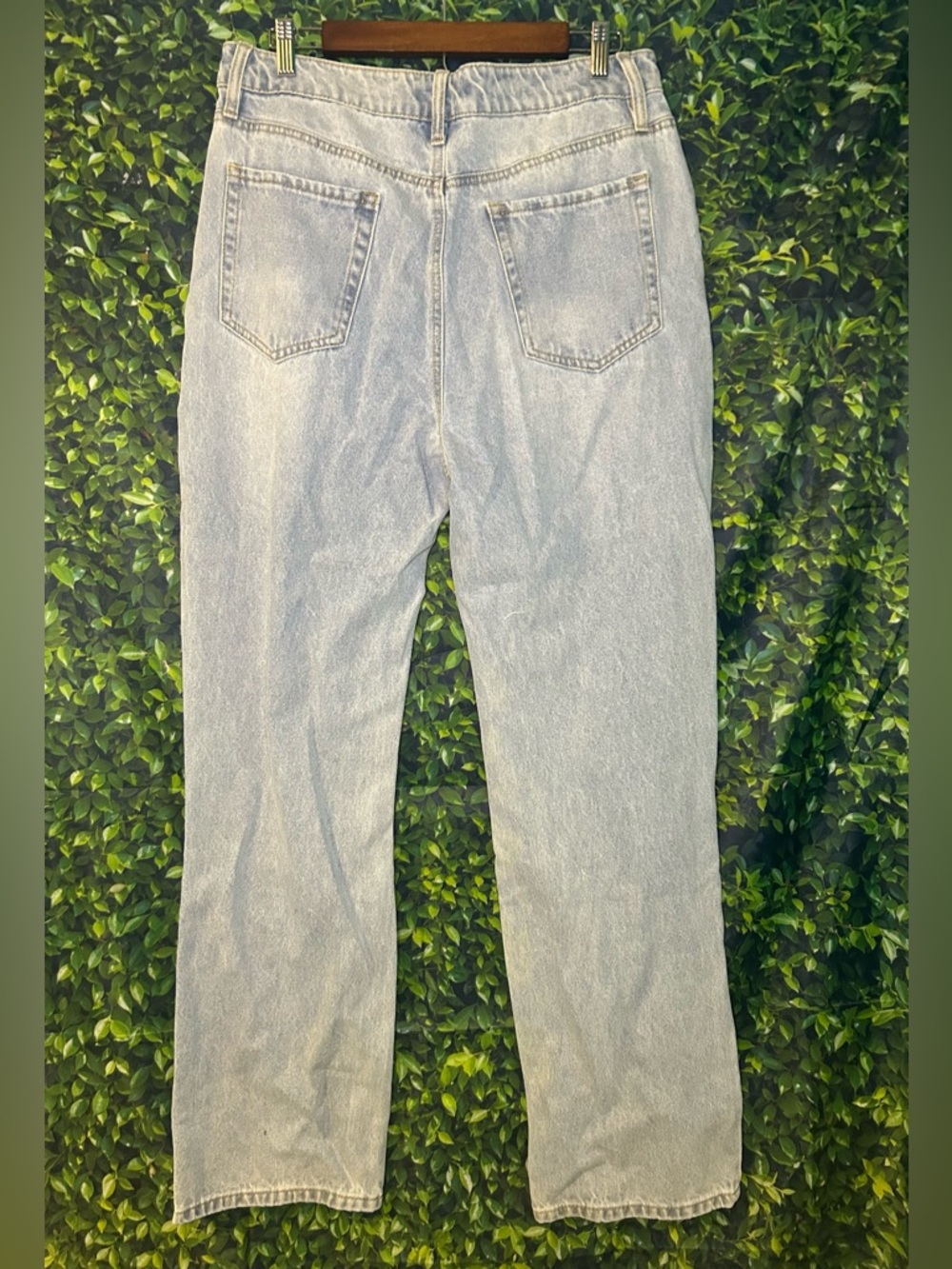 Fashion Nova Light Wash Denim Straight Leg Jeans - Picture 3 of 6